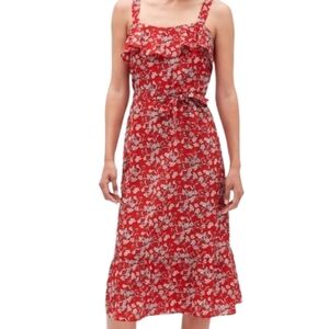 Banana Republic Factory Strappy Warm Combo Midi Dress